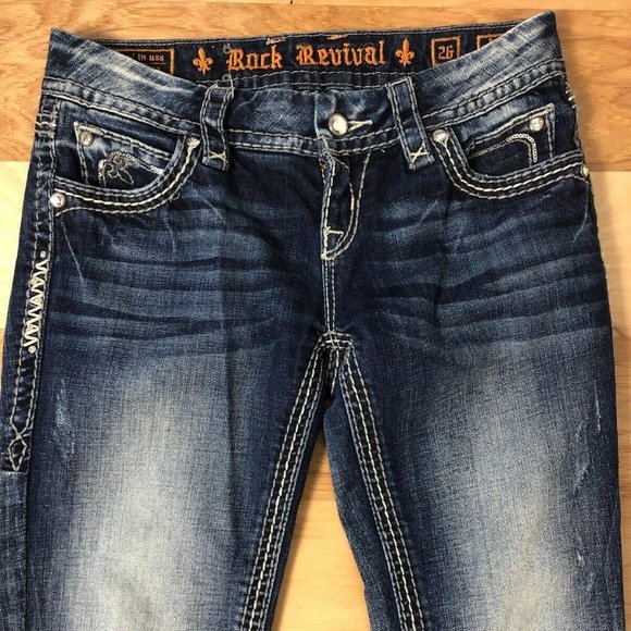 Rock Revival Sz 26 Lynkai Easy Crop - Picture 5 of 8